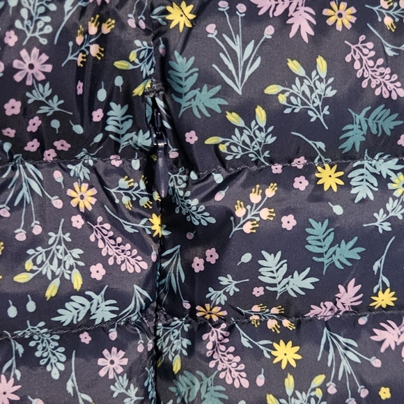 Eddie Bauer Dark Blue Floral Jacket - Picture 7 of 11